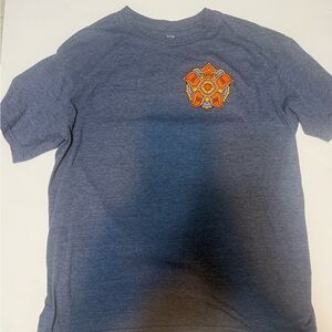 Netflix Stranger Things Navy Graphic Tee with White Logo